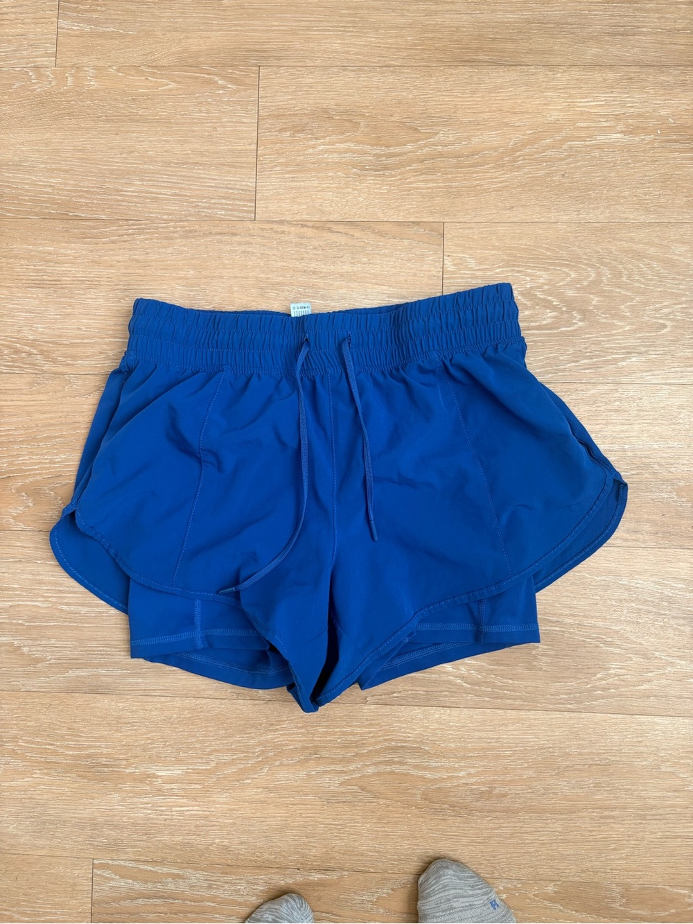 90 Degree By Reflex Royal Blue Athletic Drawstring Shorts